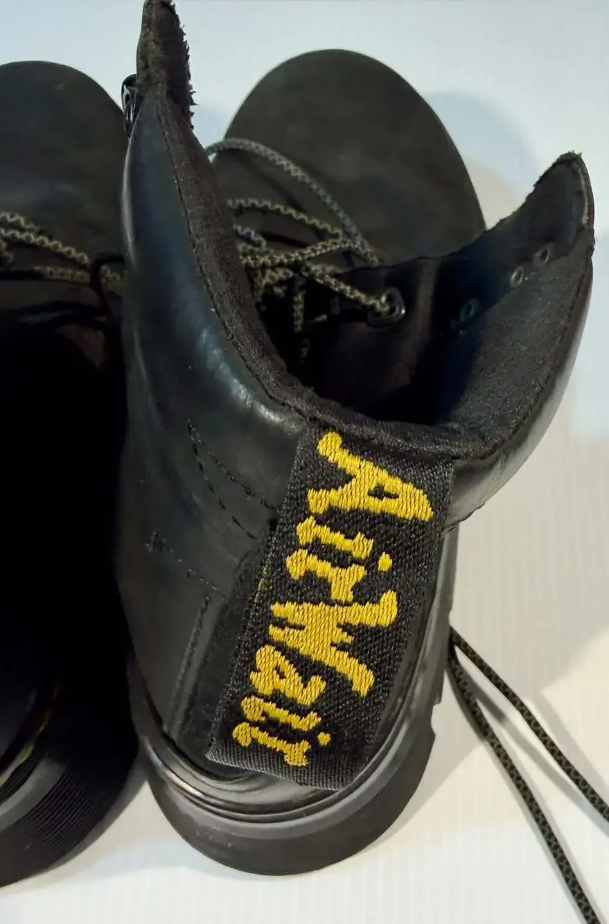 Dr. Martens Tarik Leather Boots Black Men’s US 10 EU 43 Combat Utility